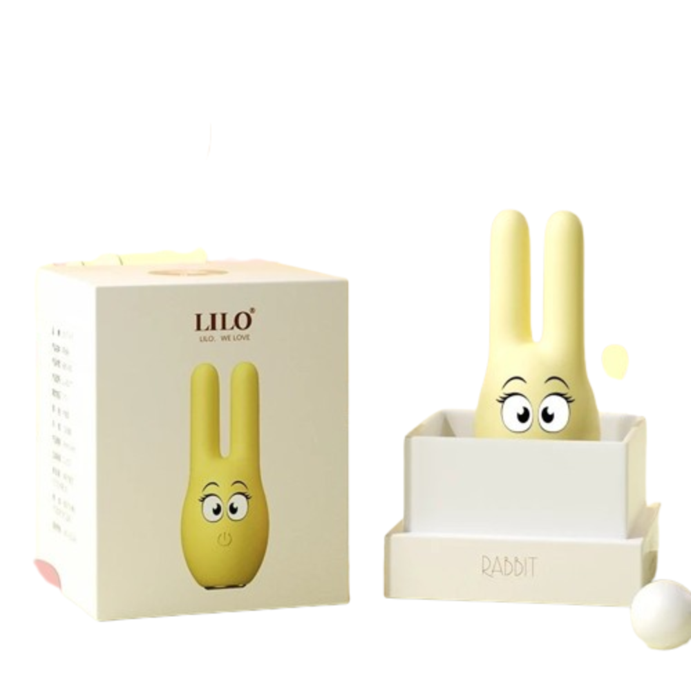 LILO Rabbit Vibrator G-spot Massage Nipple Clamp Clitoris Vagina Stimulator