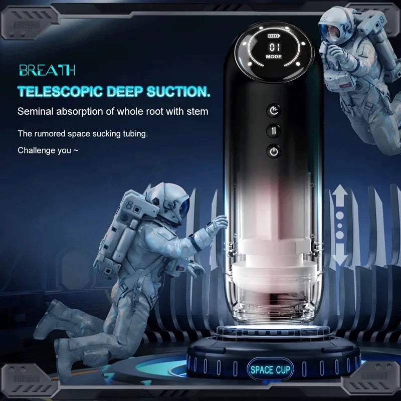 Portable and rechargeable male pleasure device