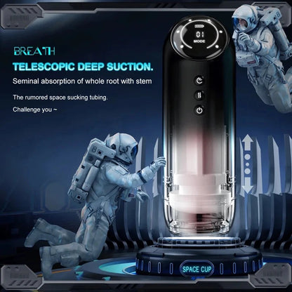 Portable and rechargeable male pleasure device