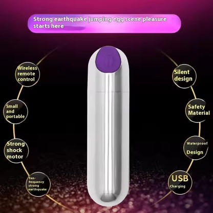 Discreet design of a silent sex toy perfect for intimate moments