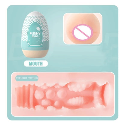 Portable EGG Sexual Toy Stylish Egg Cup Designs Masturbator