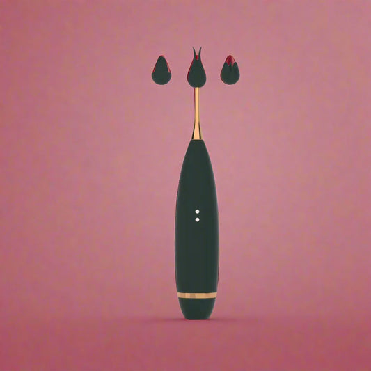 The Intense Inquirer - Suction + Vibration Orgasm Pen, Adult Women Rechargeable Vibrator Sex Toys