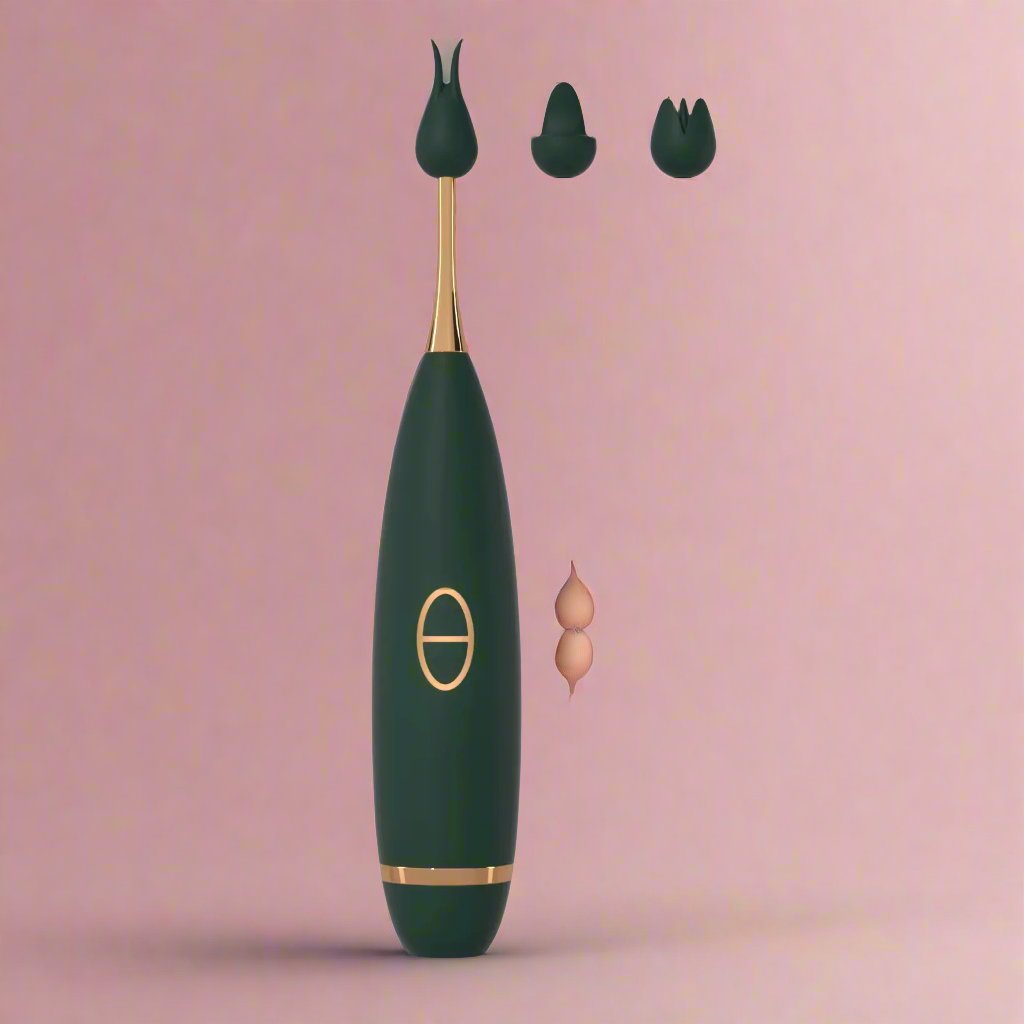 The Intense Inquirer - Suction + Vibration Orgasm Pen, Adult Women Rechargeable Vibrator Sex Toys