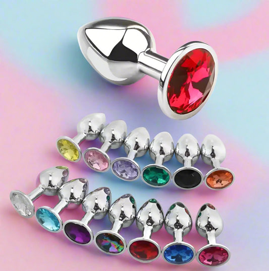 Bundle S M L sizes Heart-shaped stainless steel anal butt plug Masturbation Adult sex Toys prostate massage dildo for couple