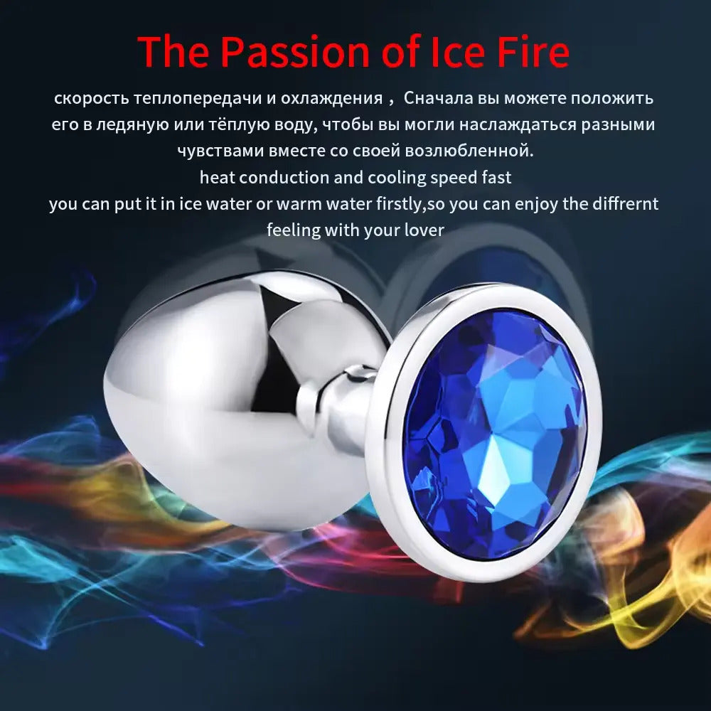 Bundle S M L sizes Heart-shaped stainless steel anal butt plug Masturbation Adult sex Toys prostate massage dildo for couple