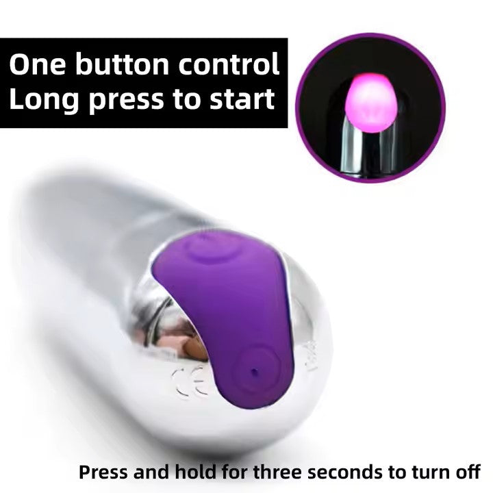 Quick charge bullet vibrator for instant gratification and convenience