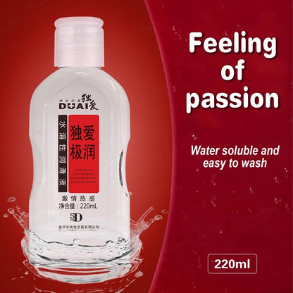 Cooling personal lubricant for added stimulation