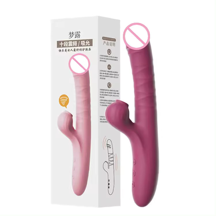 Lilo 10 Frequency Sucking Vibrator Dildo Vibration For Female Masturbation