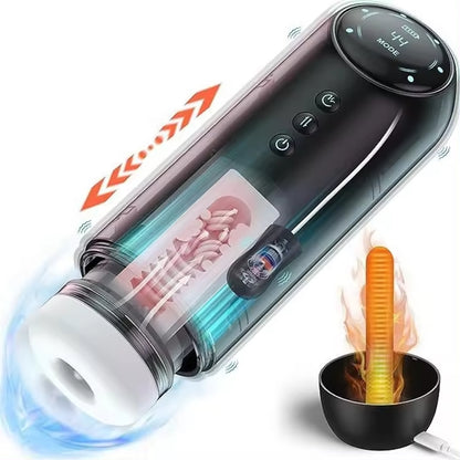 Electric male masturbator cup with USB port