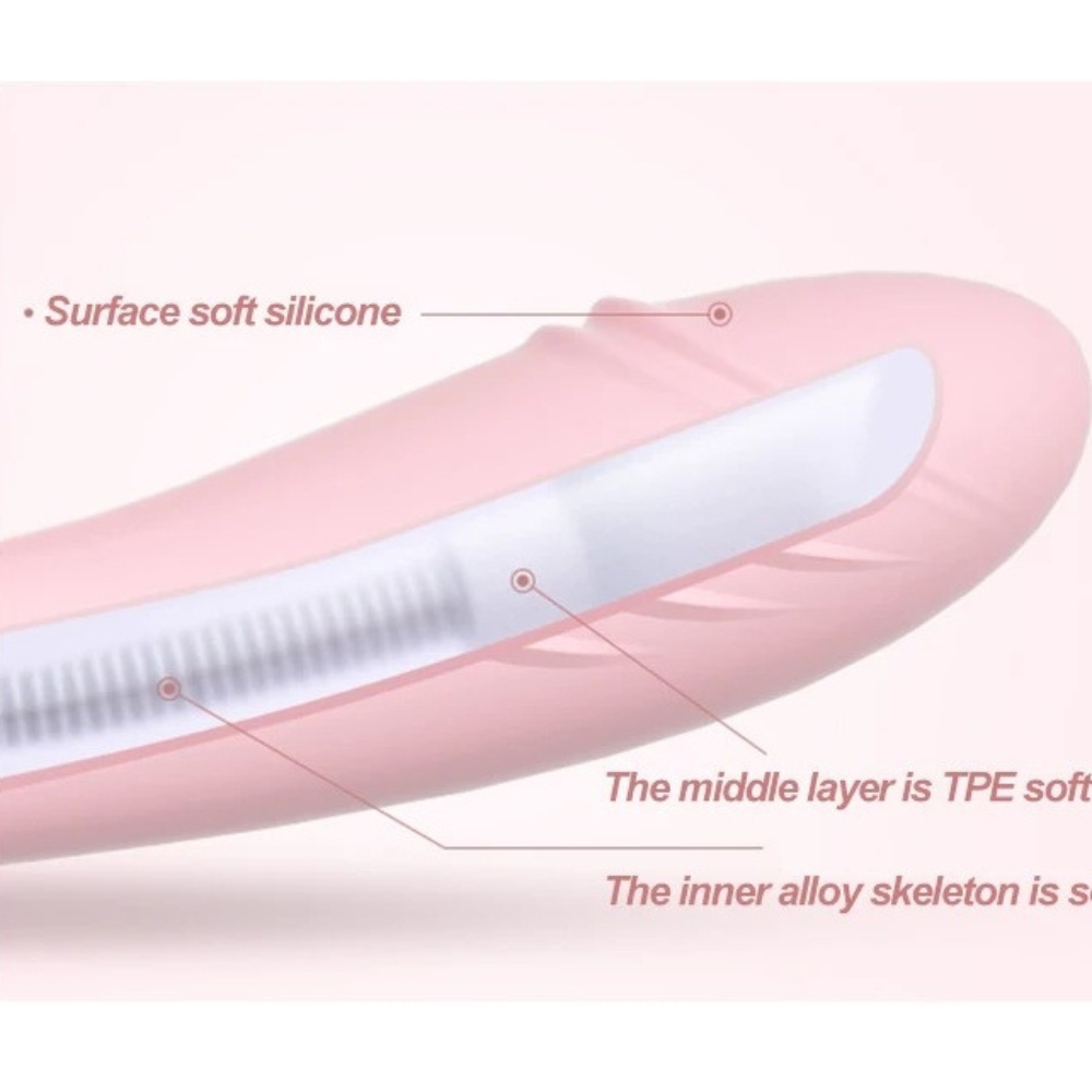 Elegant 360 Degree Rotation Dildo with 10 Vibration Patterns – USB Rechargeable, Waterproof, Skin-friendly