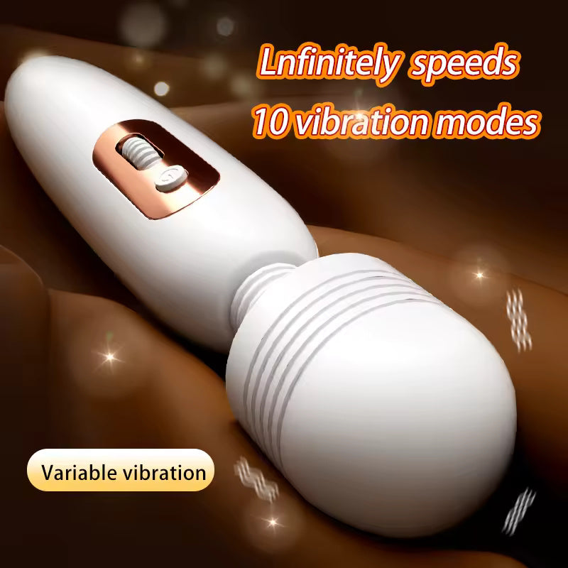 New Electric Massager Handheld Body Massager Super Vibration Av Magic Muscle Relaxation Stick Female Vibrator