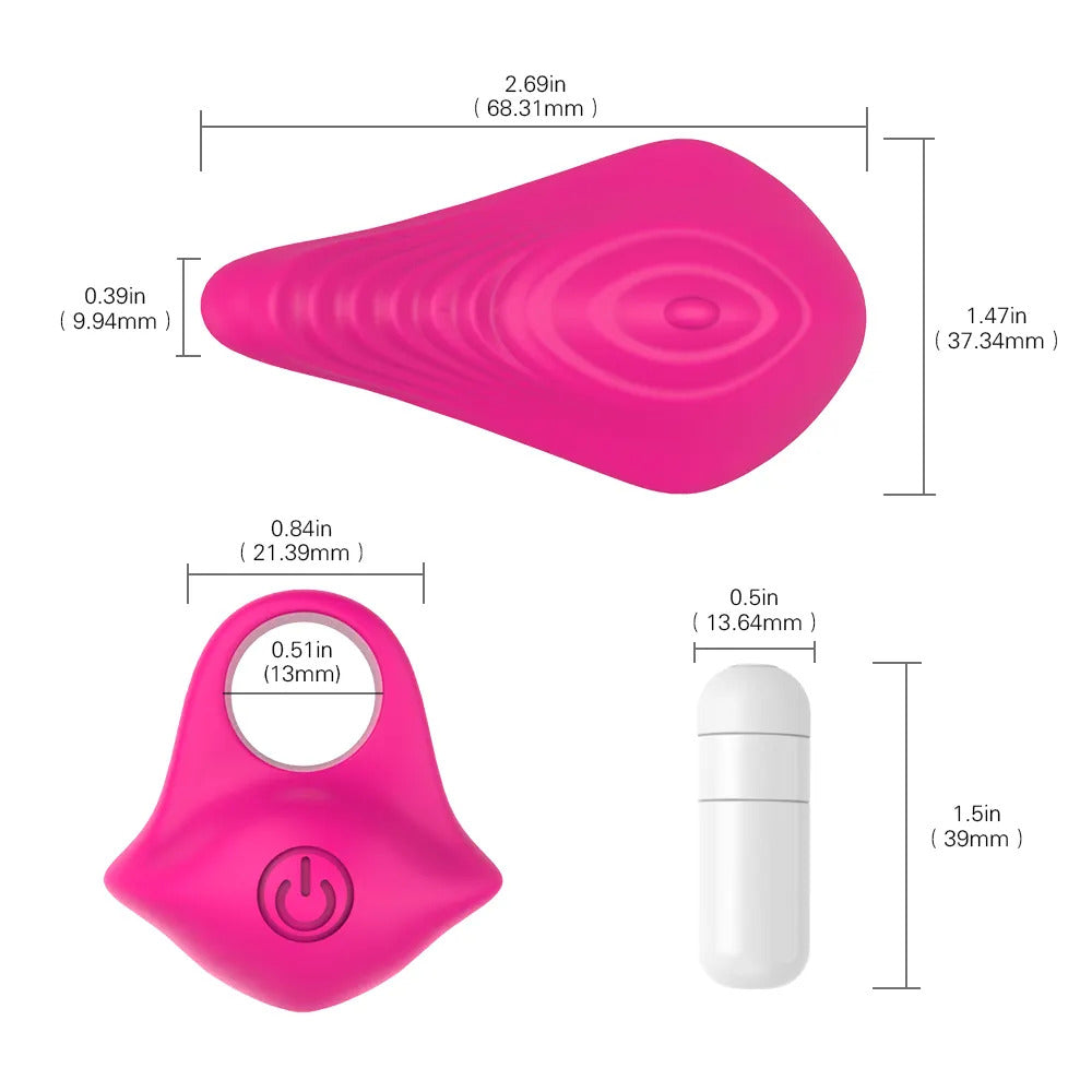 Mini Bullet Pussy Finger Vibrator Sex Toy Clitoris Stimulation Massager Great Finger Vibrators For Woman