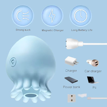 G-Spot and Clit Stimulation Jellyfish Vibrator – Nipple Sucker Sex Toy for Ultimate Pleasure