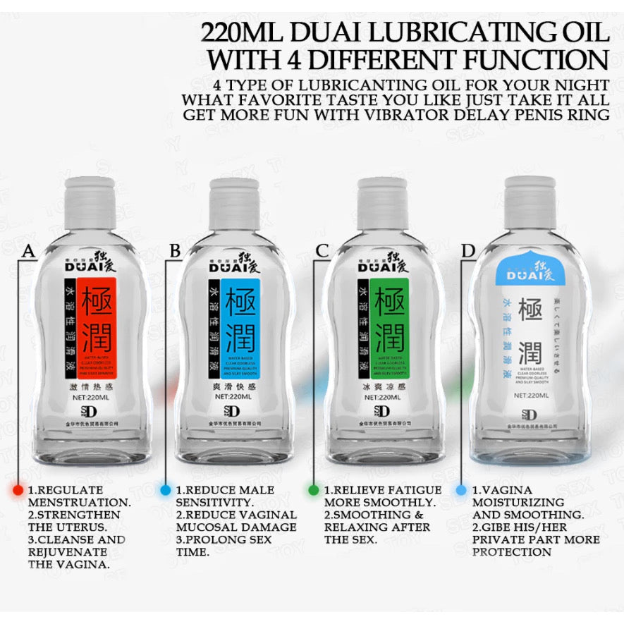 Clear water-based lubricant for easy application and cleanup