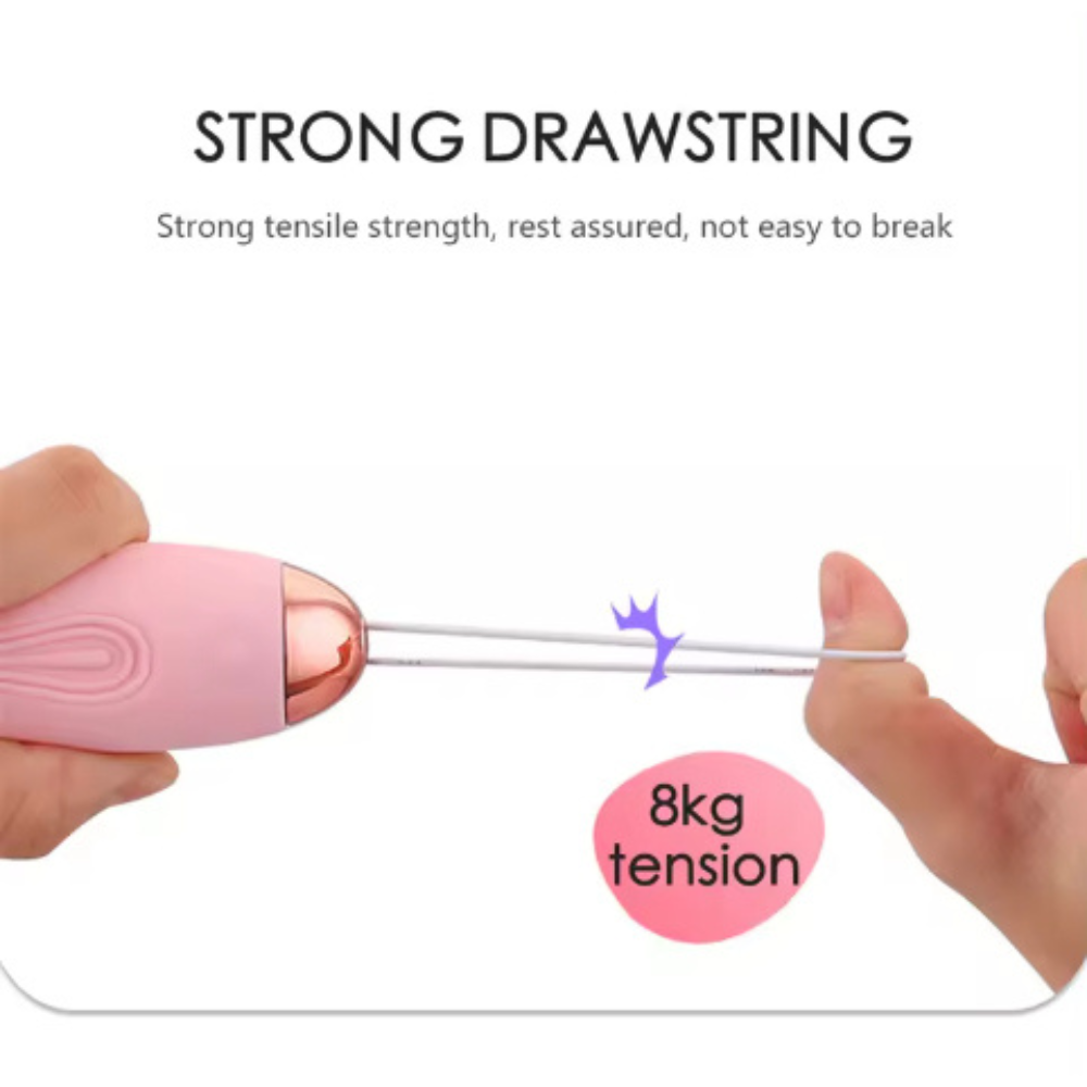 Rechargeable Wireless Vibrating Egg – 10 Vibration Modes, Waterproof, Green Design for Intimate Clitoral and G-Spot Pleasure