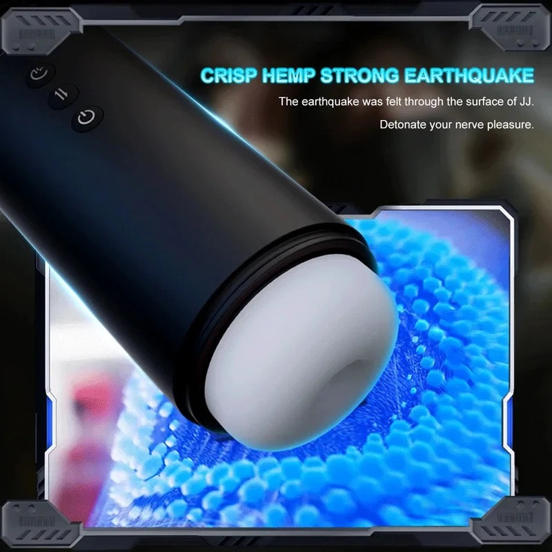 Hands-free male sex toy with USB charging