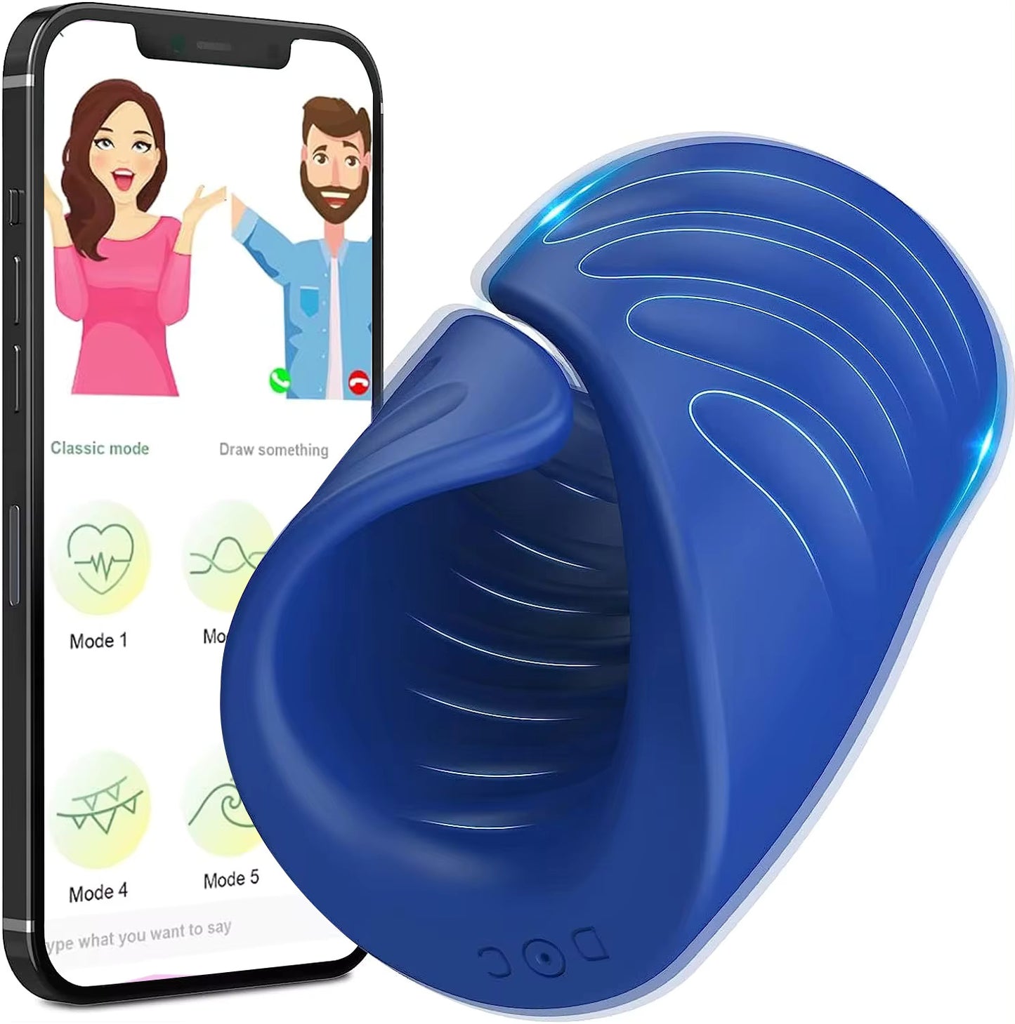 USB rechargeable male training tool – 9 vibrating modes, glans trainer, and textured interior for enhanced stimulation