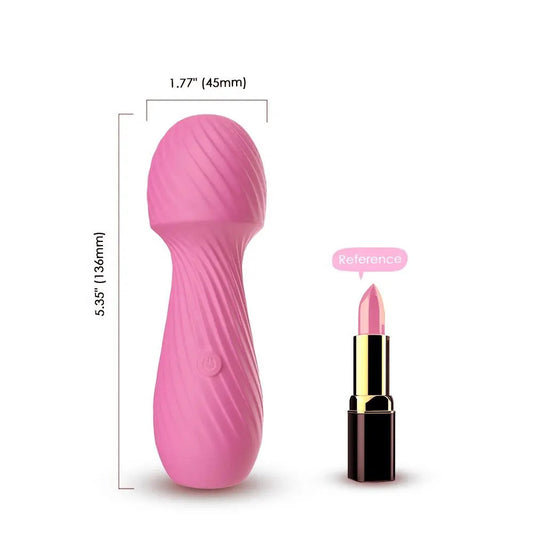 Genie Small Wand Massager, Powerful Vibration, Adult Female Sex Toy Vibrator