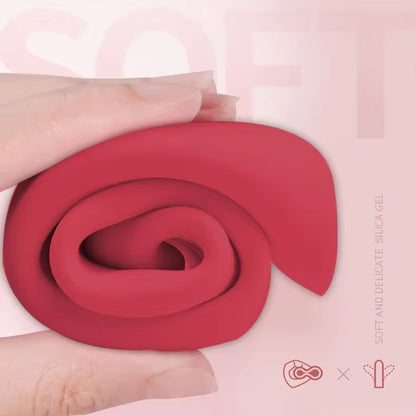 Rose Shape Vagina Sucking Vibrator Intimate Good Nipple Sucker Oral Licking Clitoris Stimulation Powerful Sex Toys for Women
