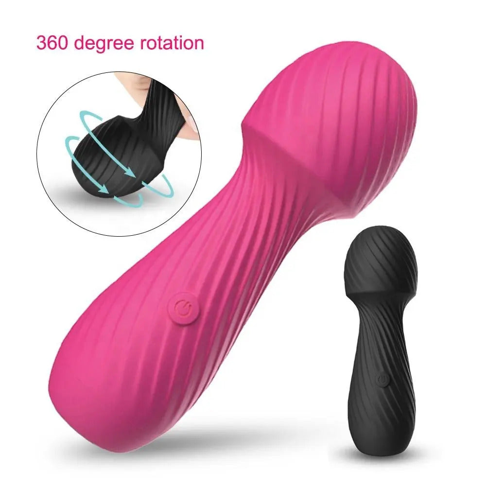 Genie Small Wand Massager, Powerful Vibration, Adult Female Sex Toy Vibrator