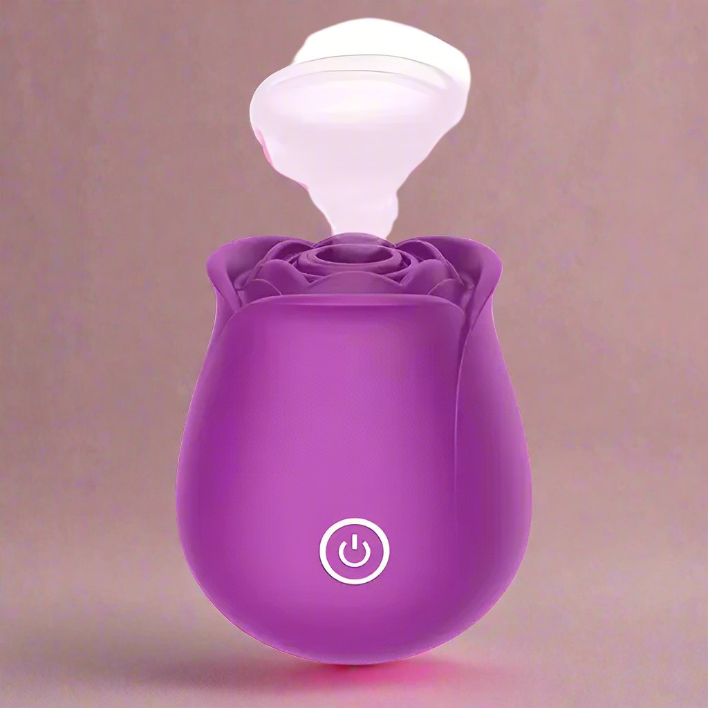 Rose Shape Vagina Sucking Vibrator Intimate Good Nipple Sucker Oral Licking Clitoris Stimulation Powerful Sex Toys for Women