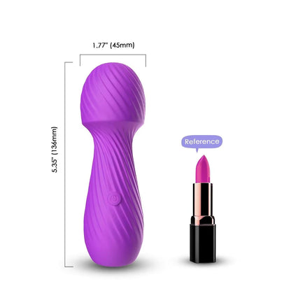Genie Small Wand Massager, Powerful Vibration, Adult Female Sex Toy Vibrator