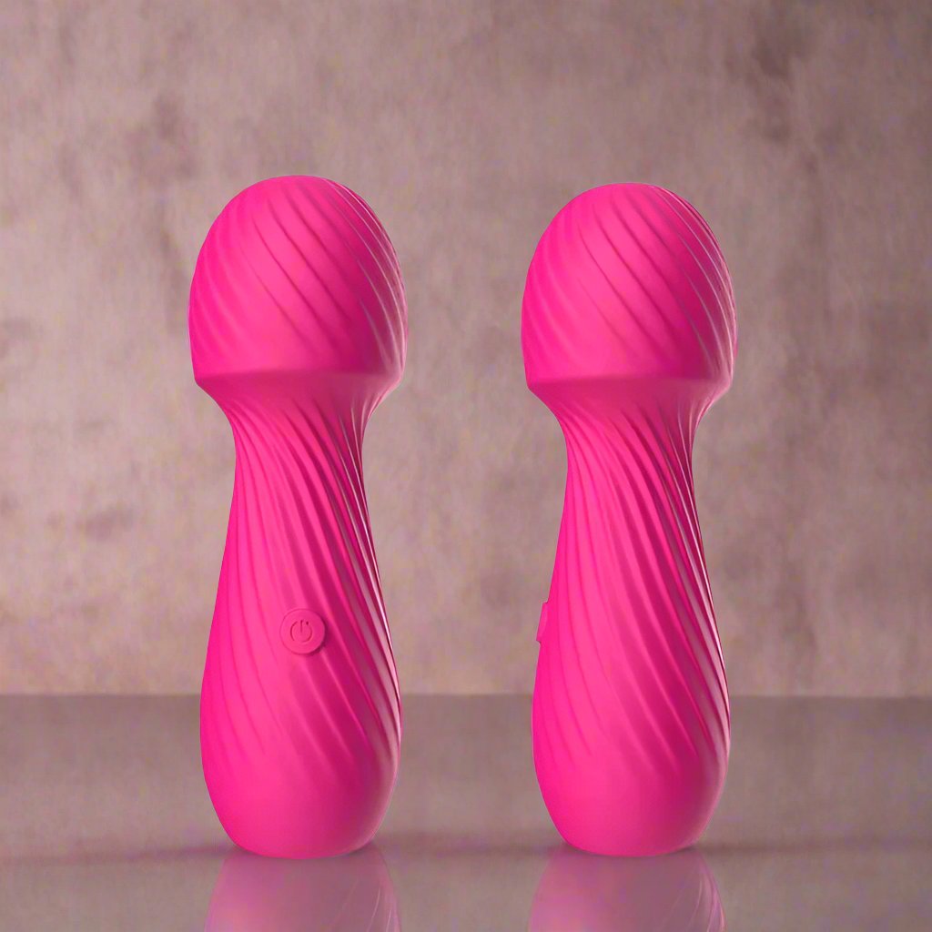 Genie Small Wand Massager, Powerful Vibration, Adult Female Sex Toy Vibrator