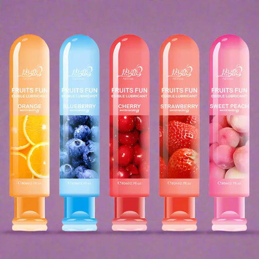 Water-Based 80ml Fruit Flavored Oral Lubricant – Perfect for Oral Pleasure and Smooth Massage
