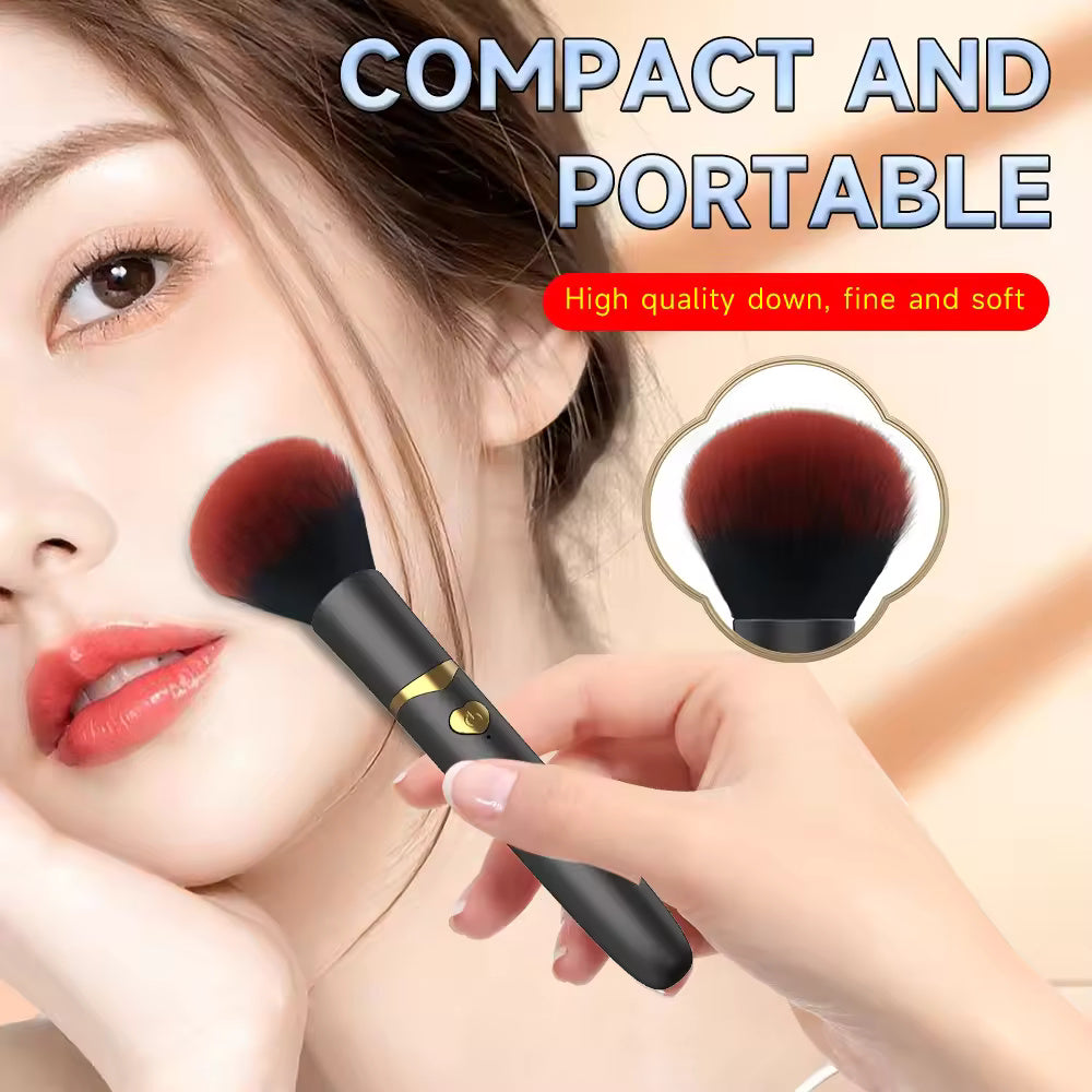 Waterproof 10-speed silicone makeup brush, USB rechargeable, portable massager and beauty tool