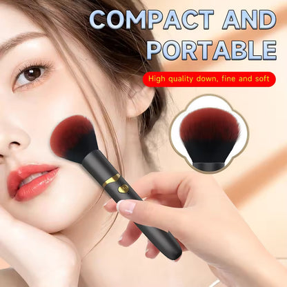 Waterproof 10-speed silicone makeup brush, USB rechargeable, portable massager and beauty tool