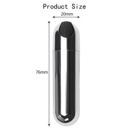 Women's Bullet Vibrator – 10 Speed, Waterproof, and USB Rechargeable, Featuring a Powerful Motor for Intense Stimulation