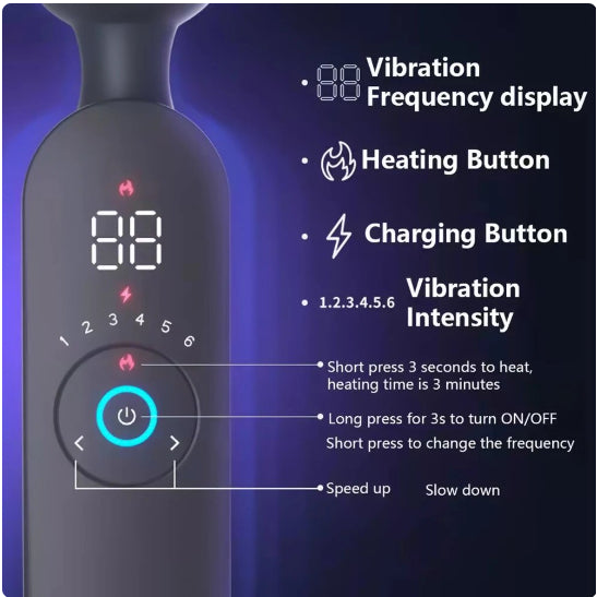 Body-safe silicone vibrator with multiple vibration modes and remote control